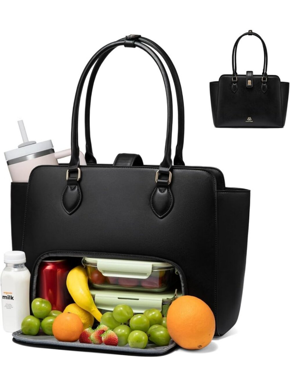 Stylish 2-in-1 Work Bag & Lunch Tote for Women | Versatile, Functional Design